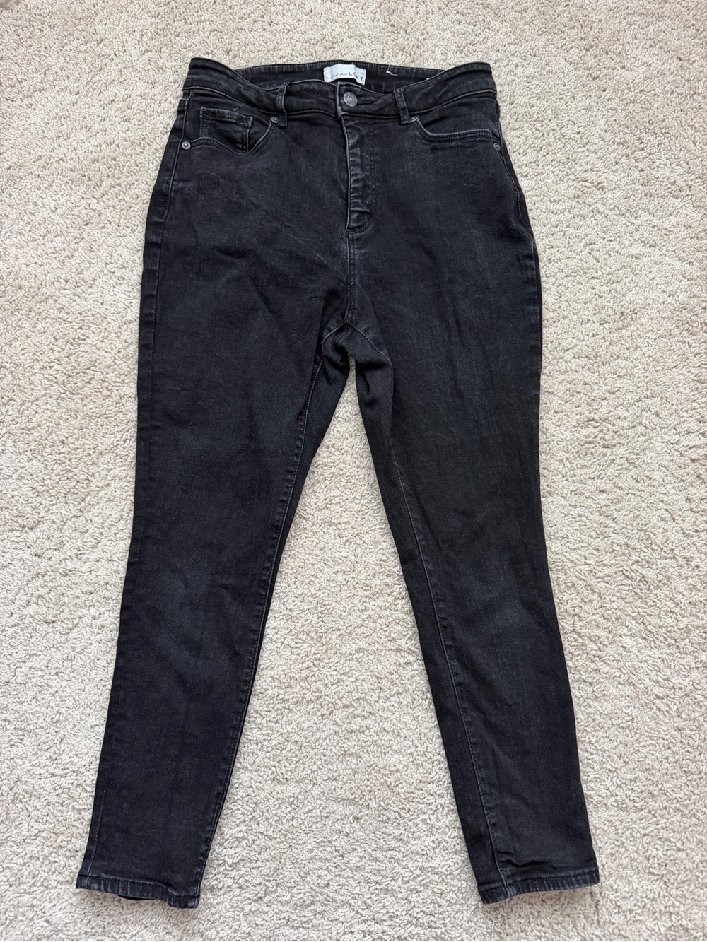 Women’s Black High-Rise Skinny Jeans - loft